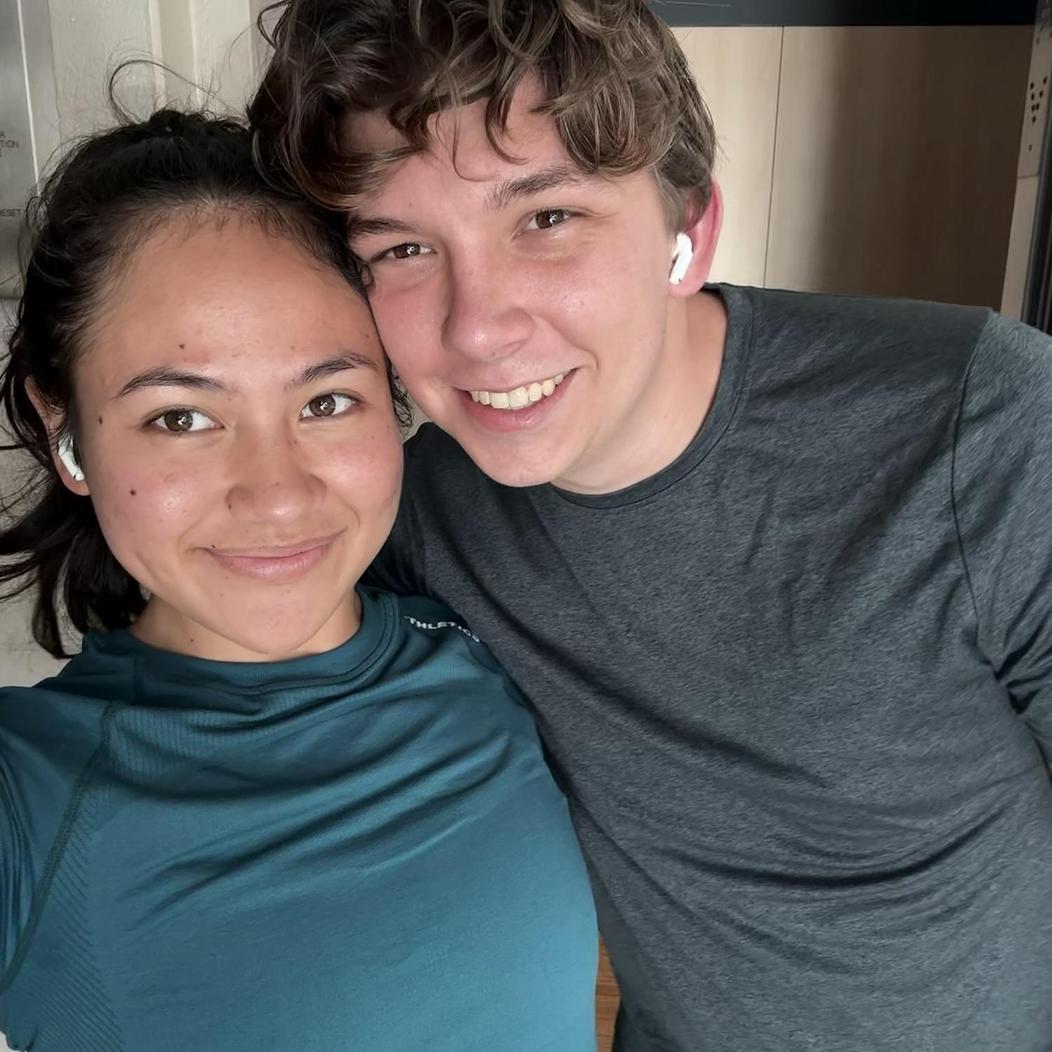 Our first time running together