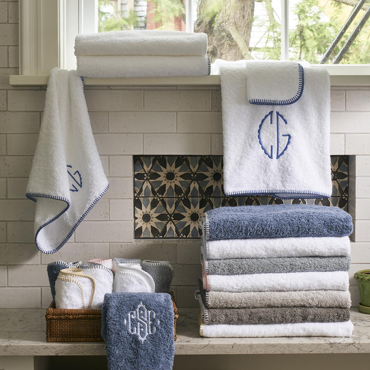 Matouk, Whipstitch Guest Towel | Zola