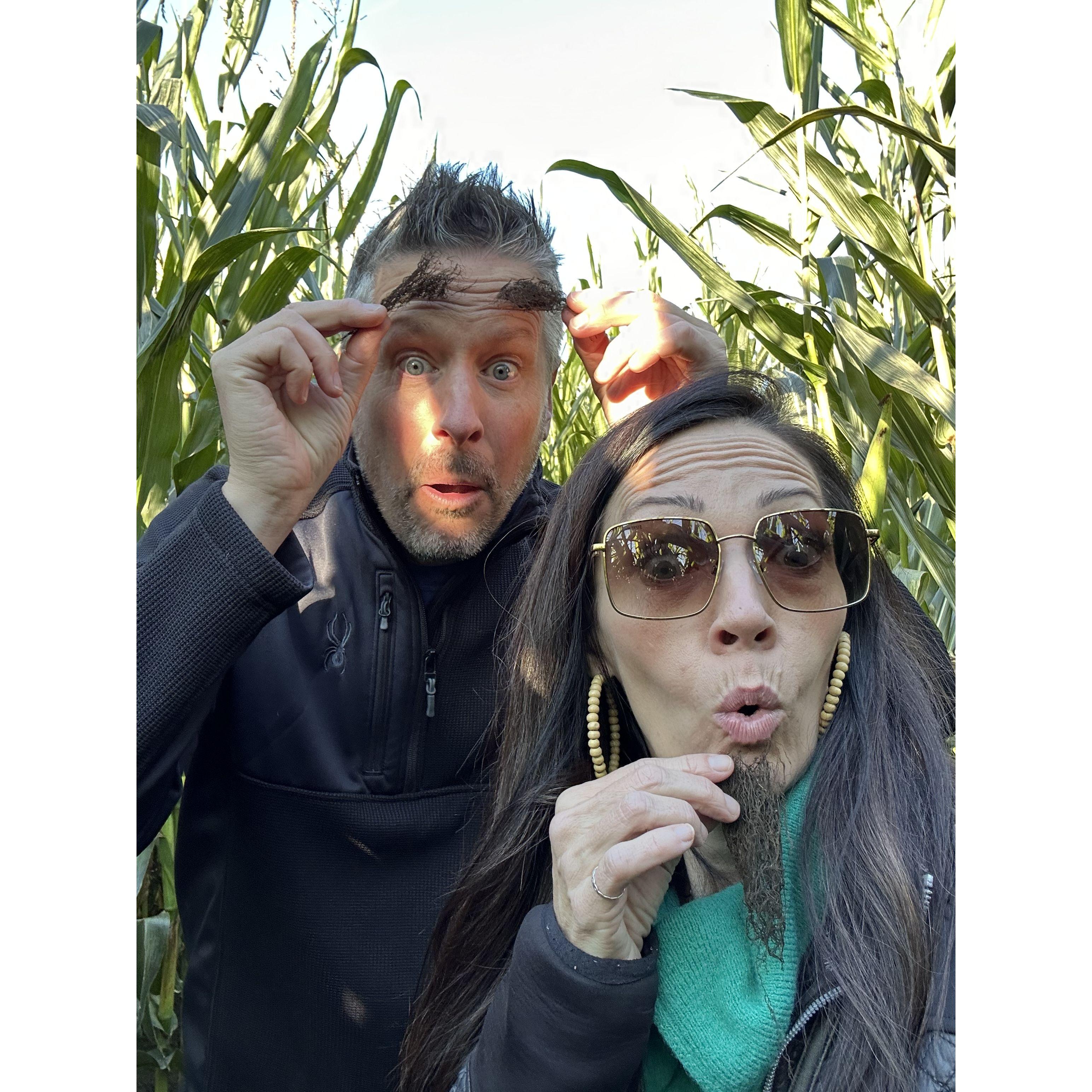 Corn maze with David’s bro and fam