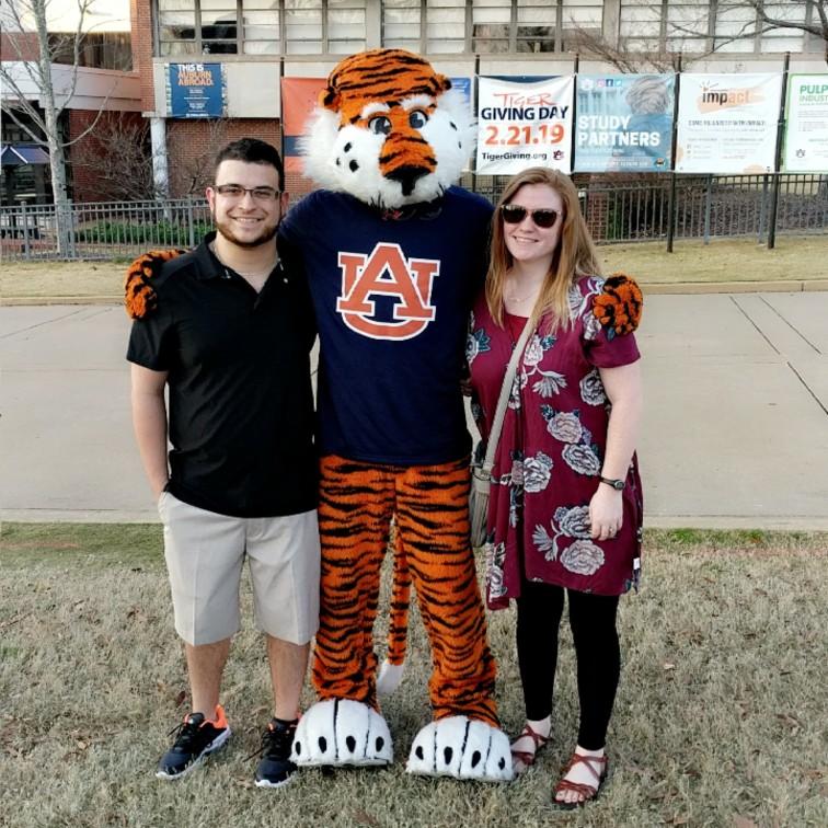 first picture with Aubie
