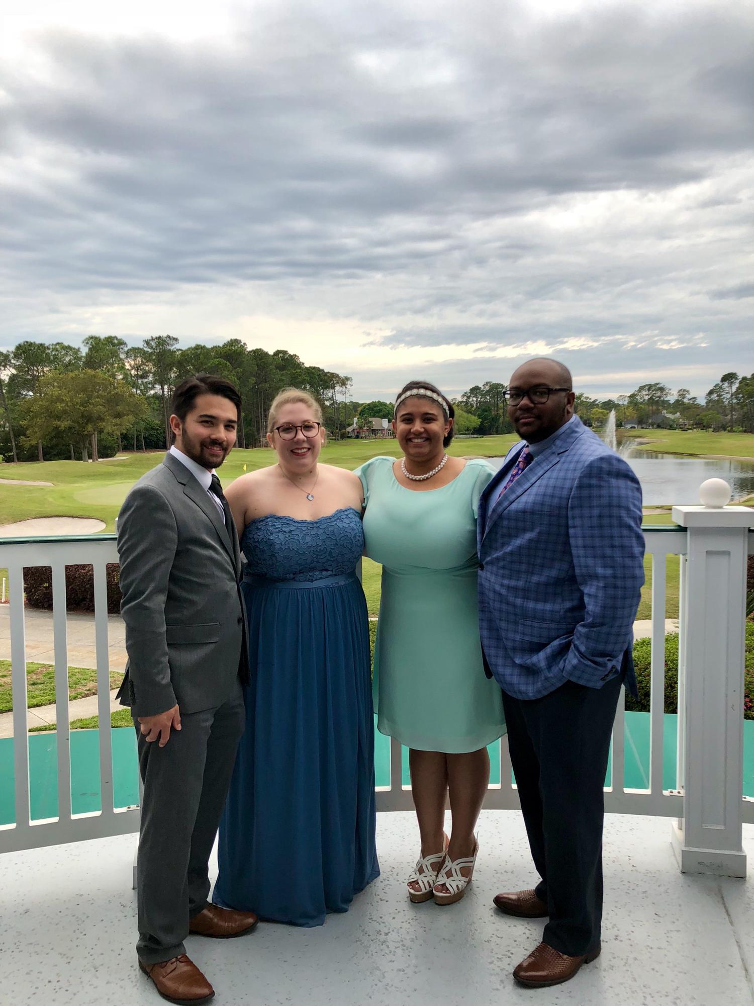 With our best friends Jenn and Deven at Danny’s cousin’s Wedding in March of 2019!