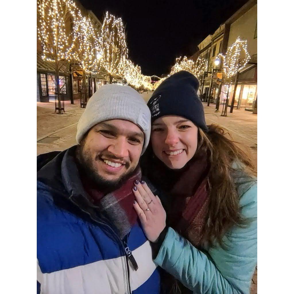 We're engaged!
