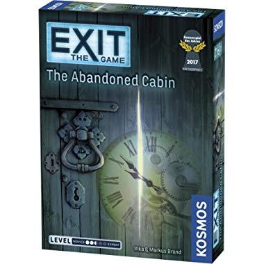 Exit: The Abandoned Cabin | Exit: The Game - A Kosmos Game | Kennerspiel Des Jahres Winner | Family-Friendly, Card-Based at-Home Escape Room Experience for 1 to 4 Players, Ages 12+