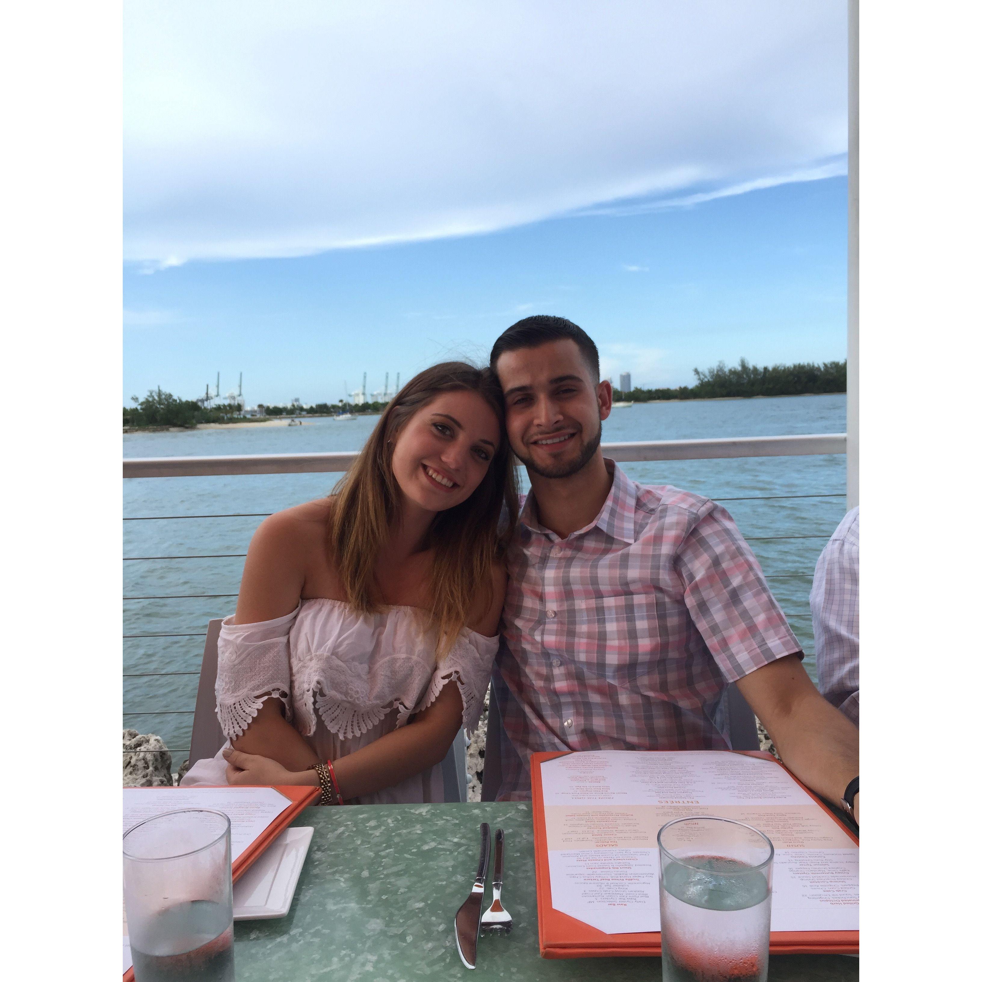 2016 - Caroline joins Daniel's family in the Florida Keys for the first time!