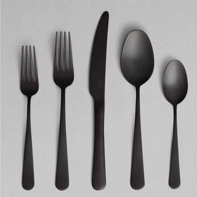 Flatware Set: Matte Black