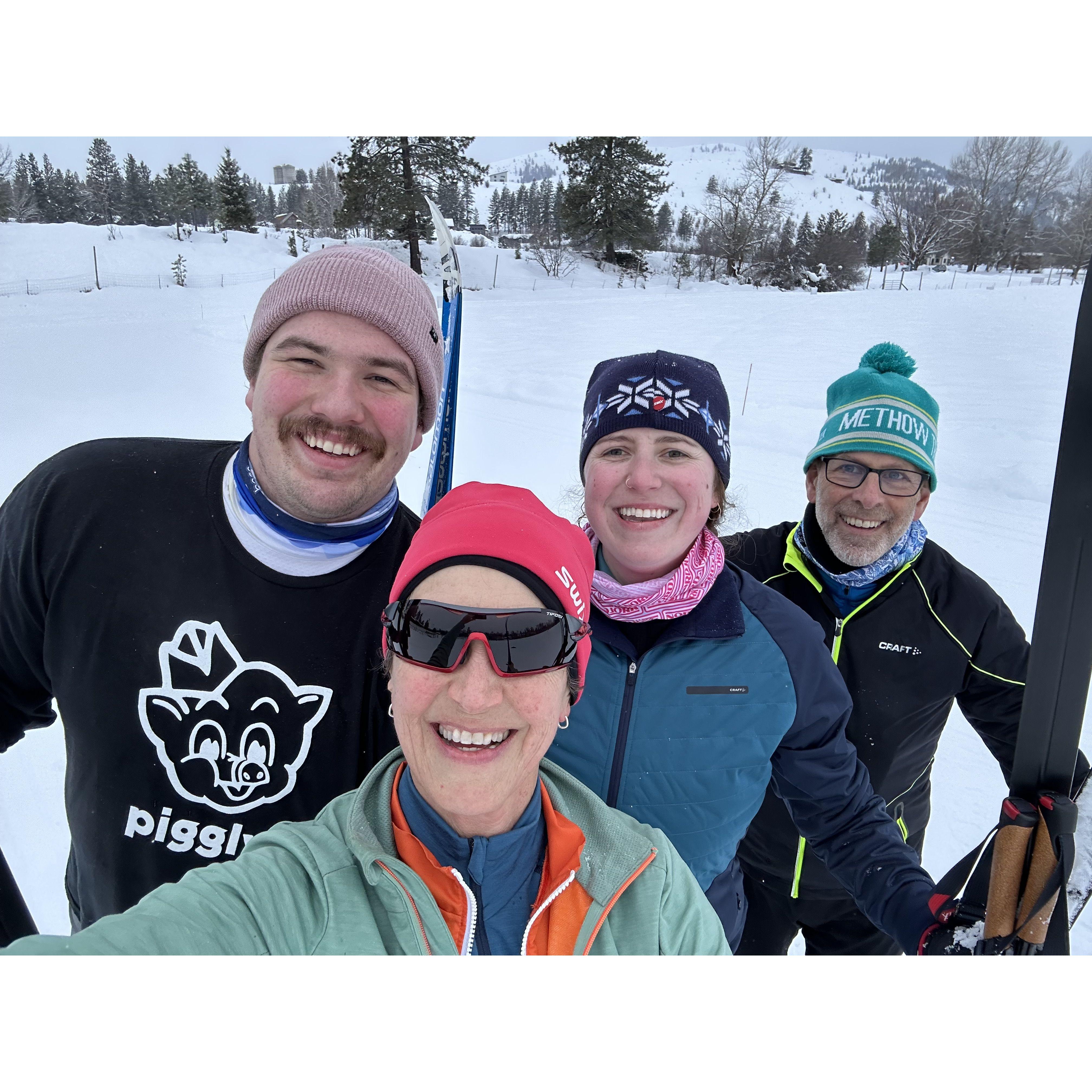 So many adventures in Winthrop with Bayley's mom Lori and her husband Ed.
