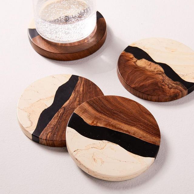 Misto Coasters, Set of 4, Multi