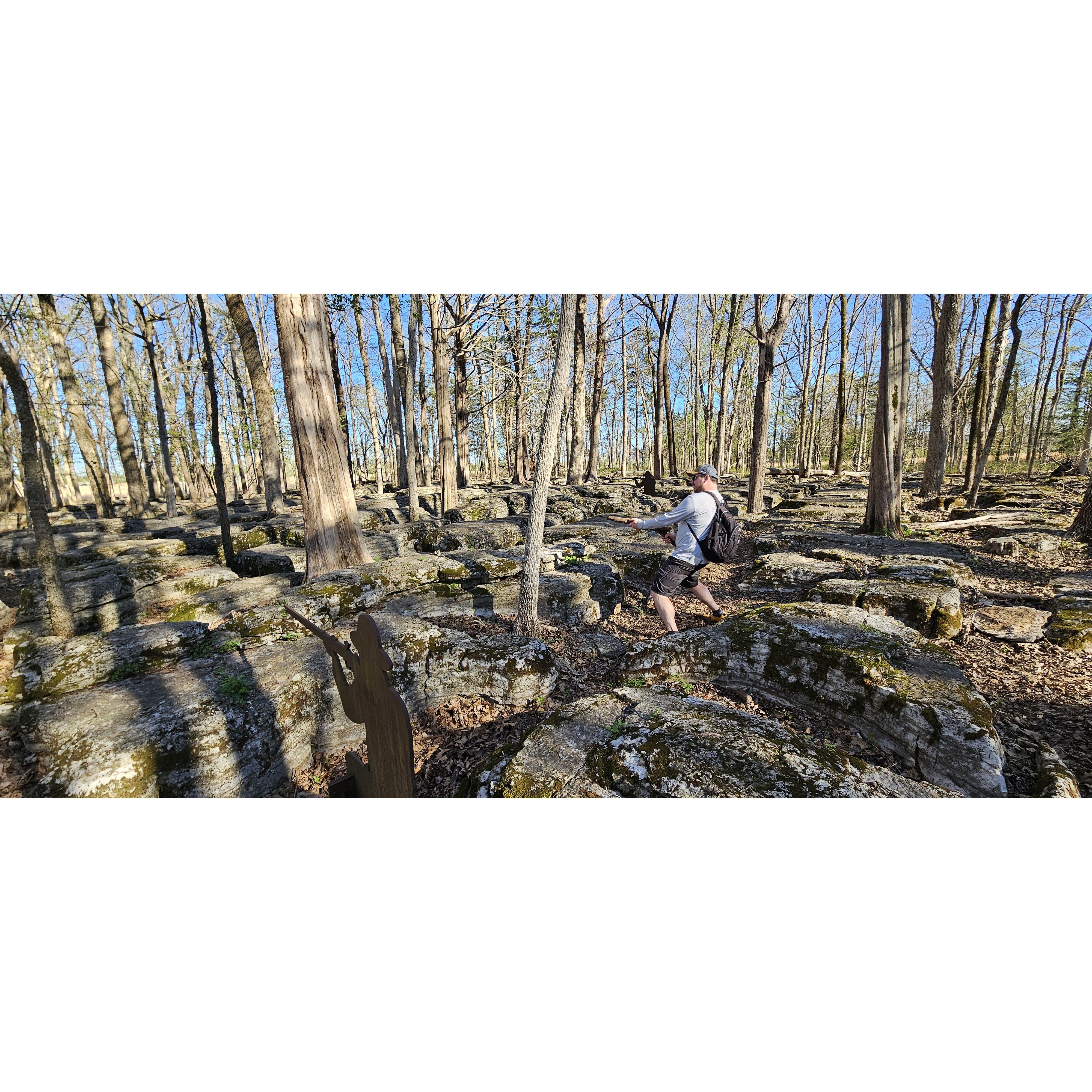 April 2024: Civil war battlefield in Tennessee.