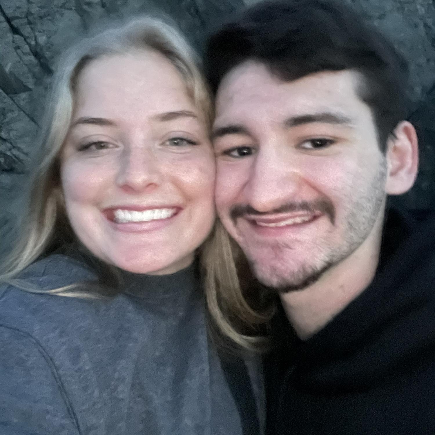 This was our 6 year anniversary photo.