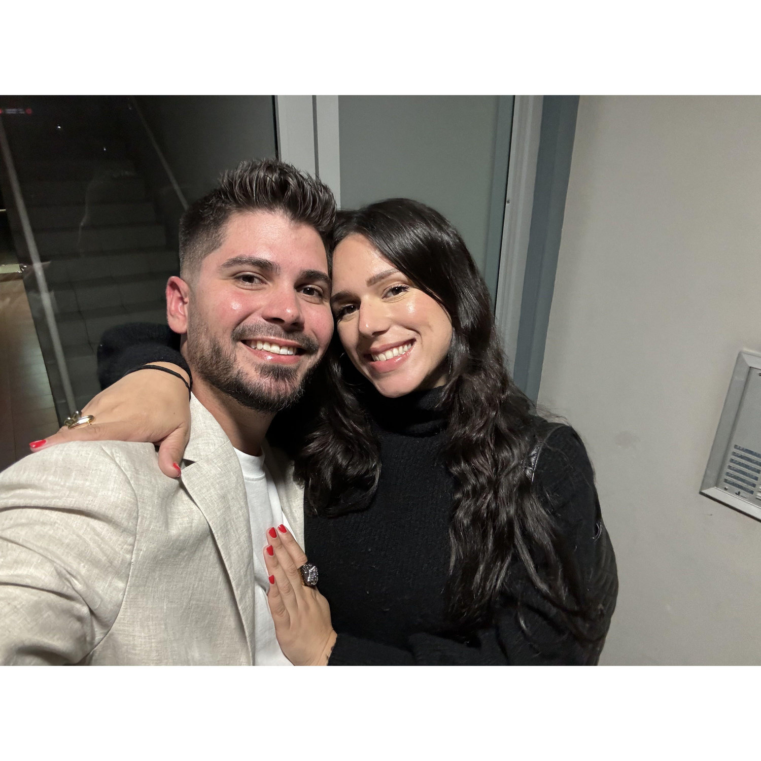 She said "I do" after this pic