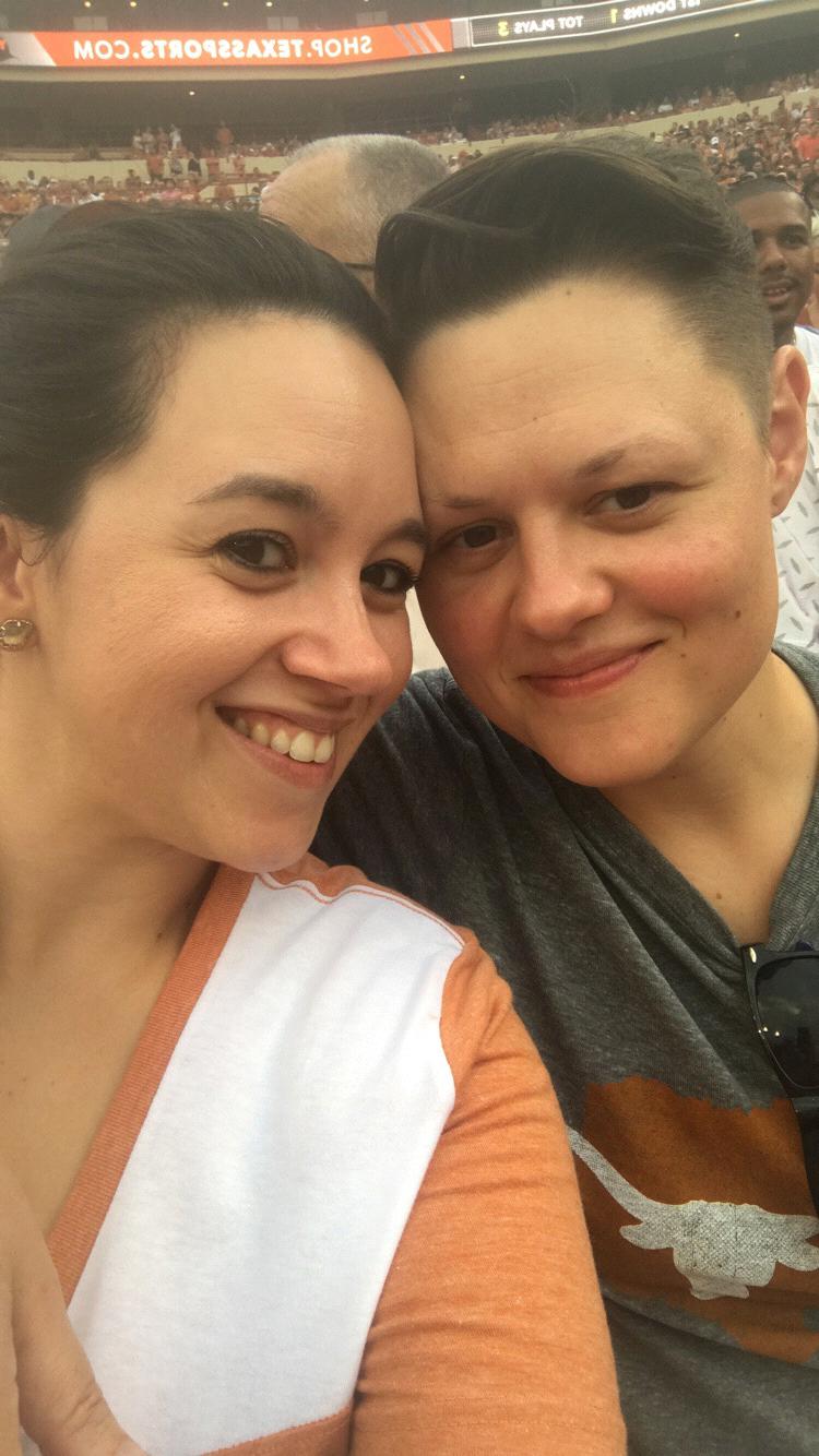 E's first UT Football game!