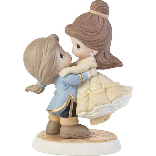 Precious Moments 203062 Disney Beauty and The Beast Your Love Lifts Me Higher Bisque Porcelain Figurine