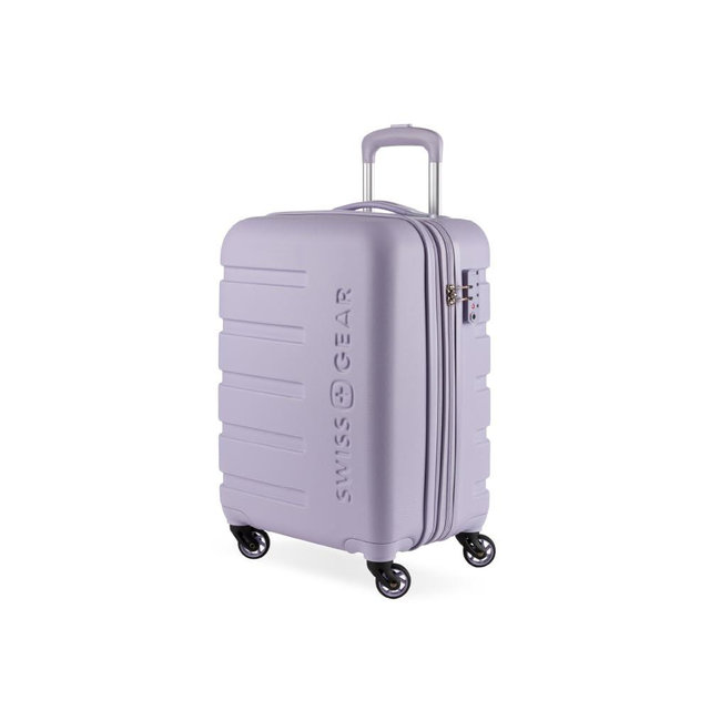 SwissGear 7366 Hardside Expandable Luggage with Spinner Wheels, Evening Haze, Carry-On 19-Inch