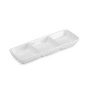 Oneida® Chef's Table™ 3-Section Relish Tray in White