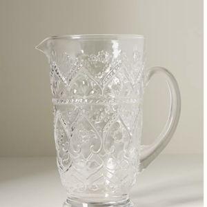 The Bombay Handblown Glass Pitcher