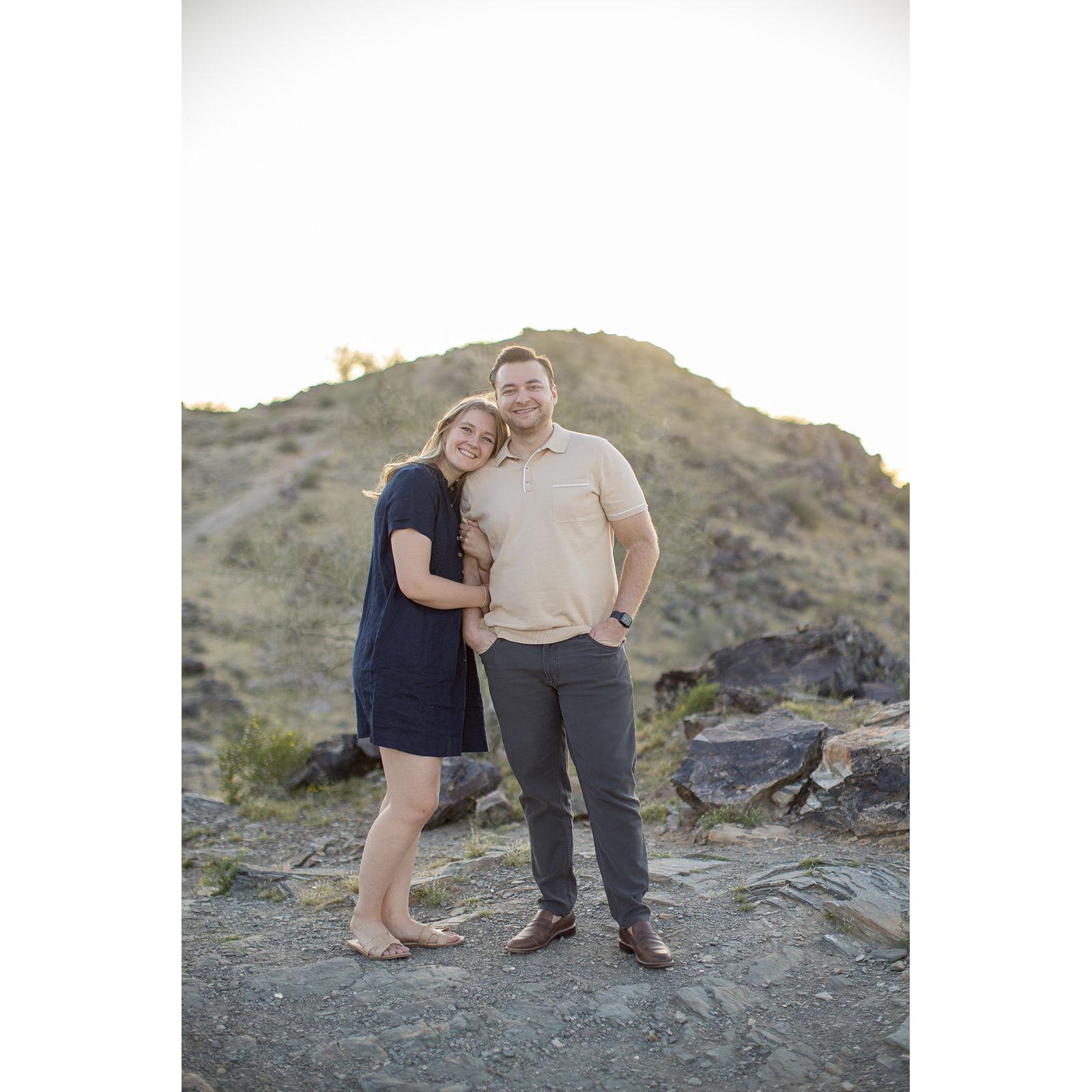 Engagement Photo Session at South Mountain in Phoenix
