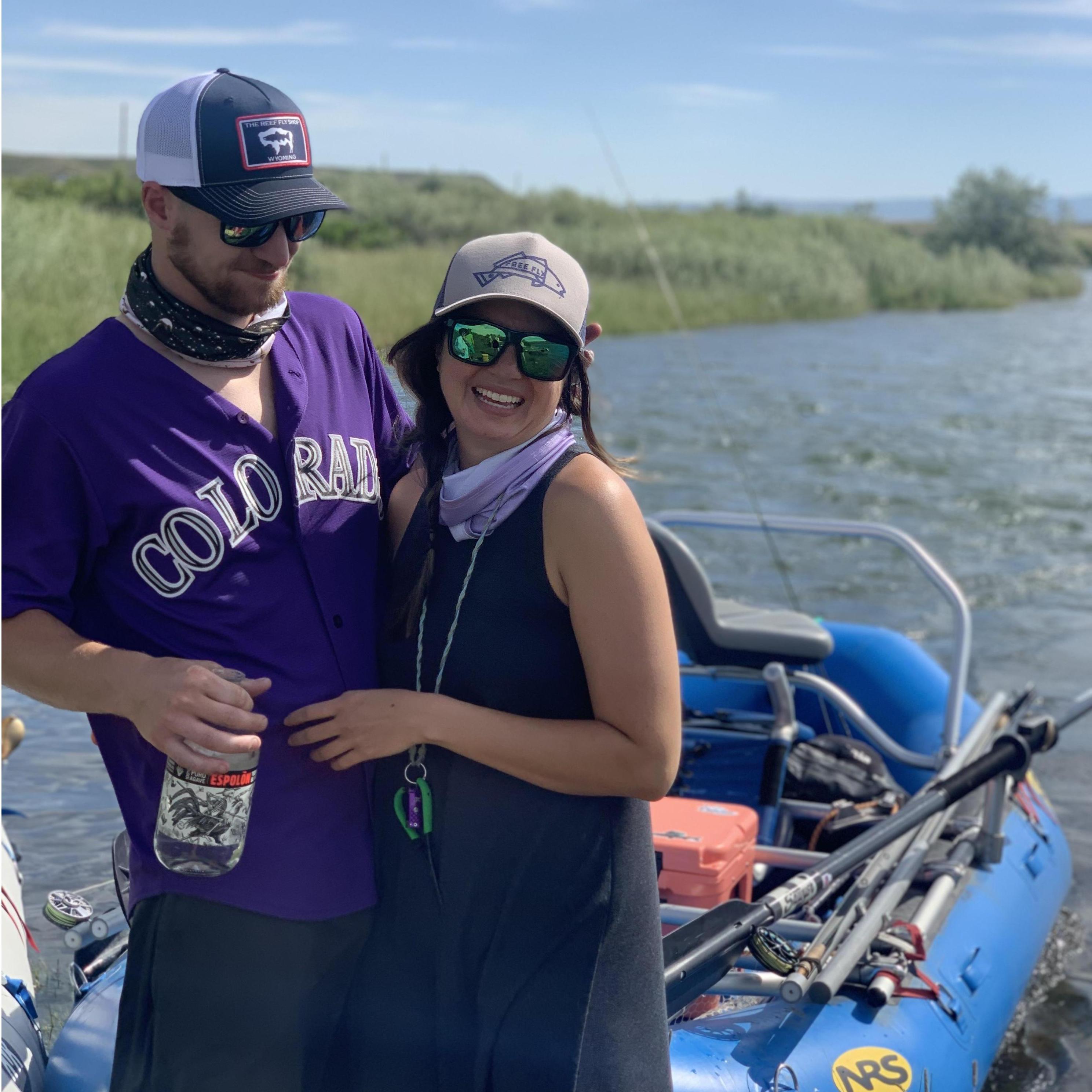 On the North Platte in Wyoming
