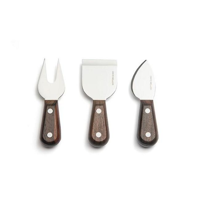 David Mellor Rosewood Cheese Knife Set