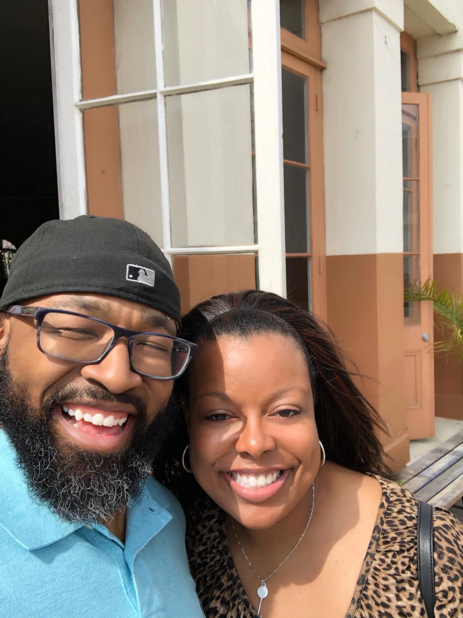 The self-professed selfie king finally smiled in the picture. NOLA has a magical effect on people. (February 23, 2019)