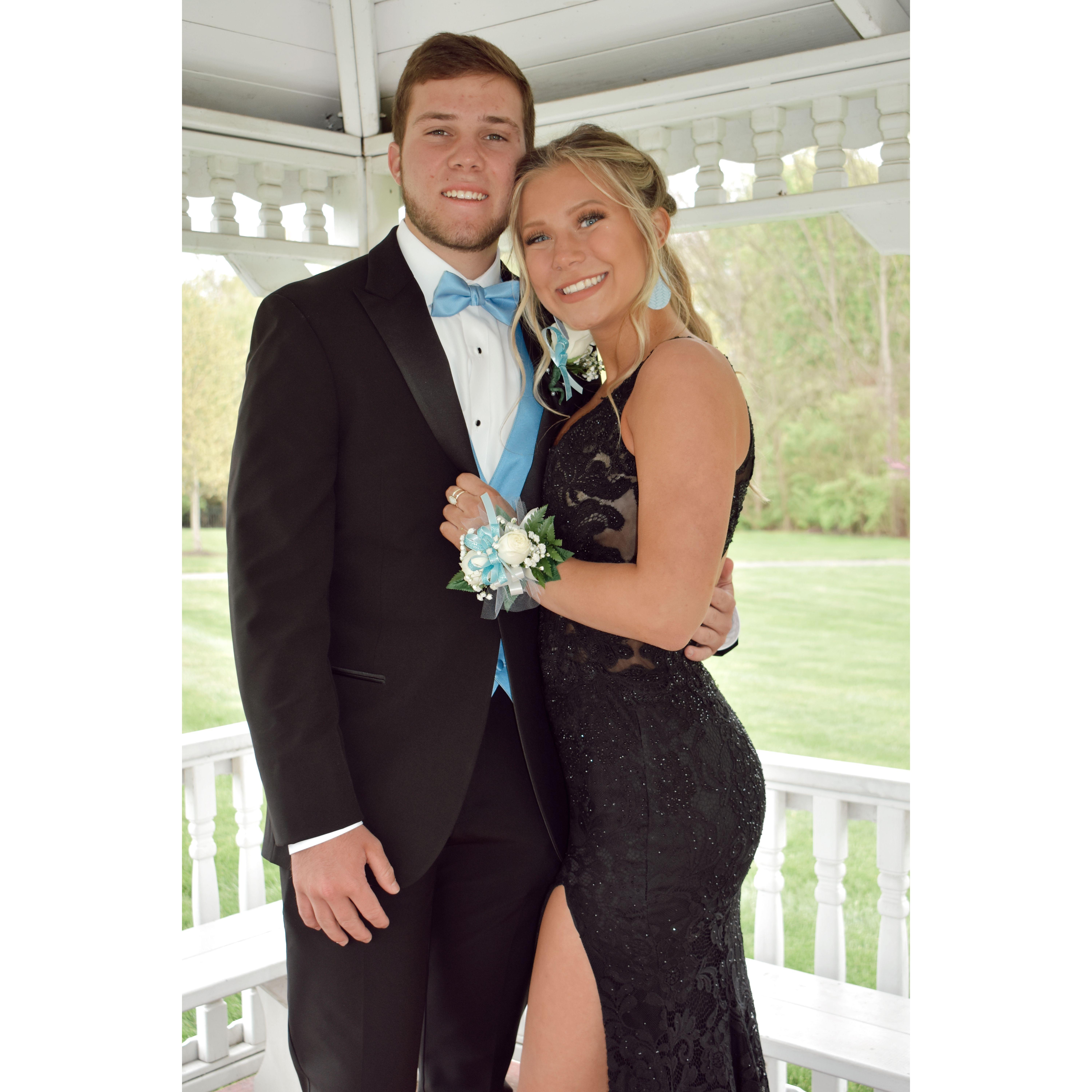 Senior year prom in 2021