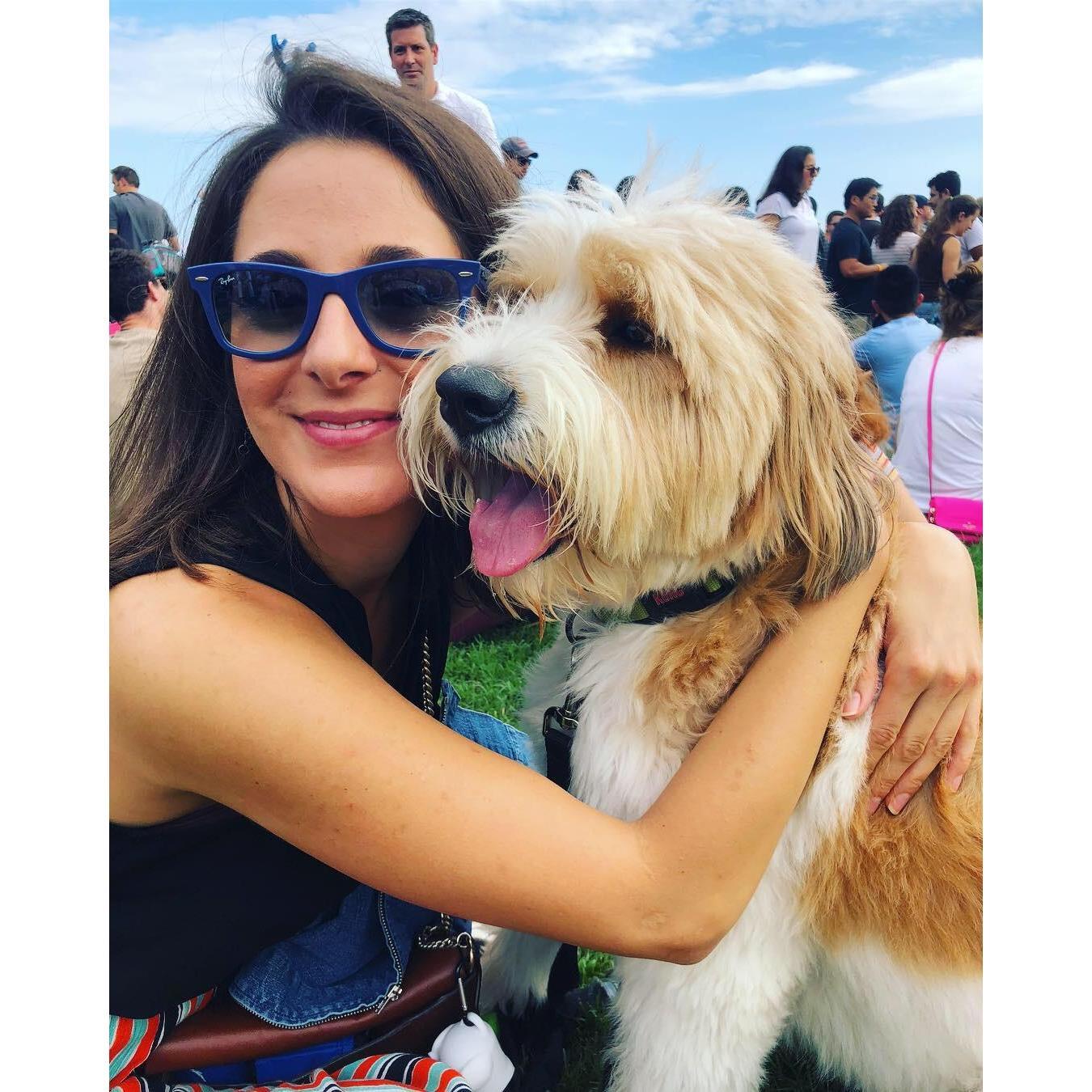 A day at the wiener dog races at the waterfront. LE did not participate, her body isn't long enough.