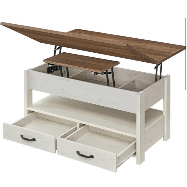 August Grove® 4-in-1 Multi-Fuction Lift Top Coffee Table with Storage | Wayfair
