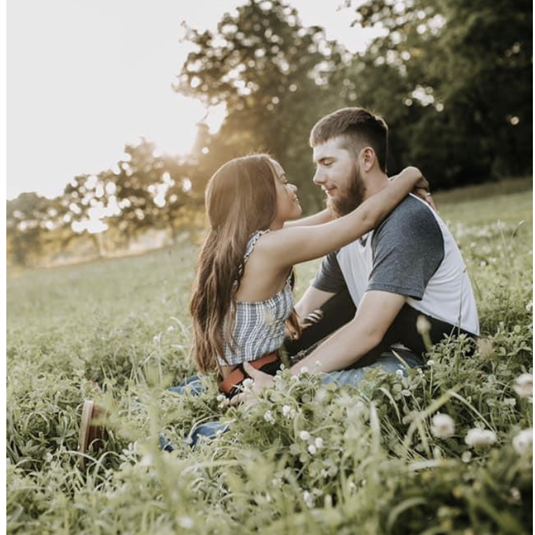 Our surprise engagement session, before Hunter proposed.