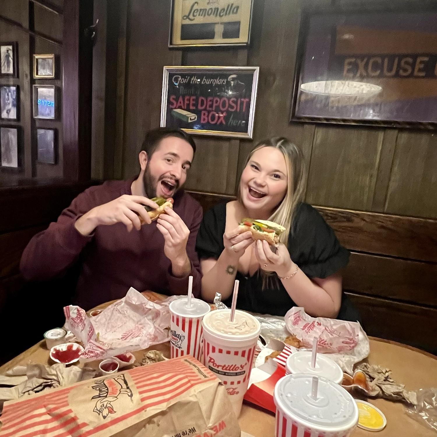 Matts first Portillos experience 🌭