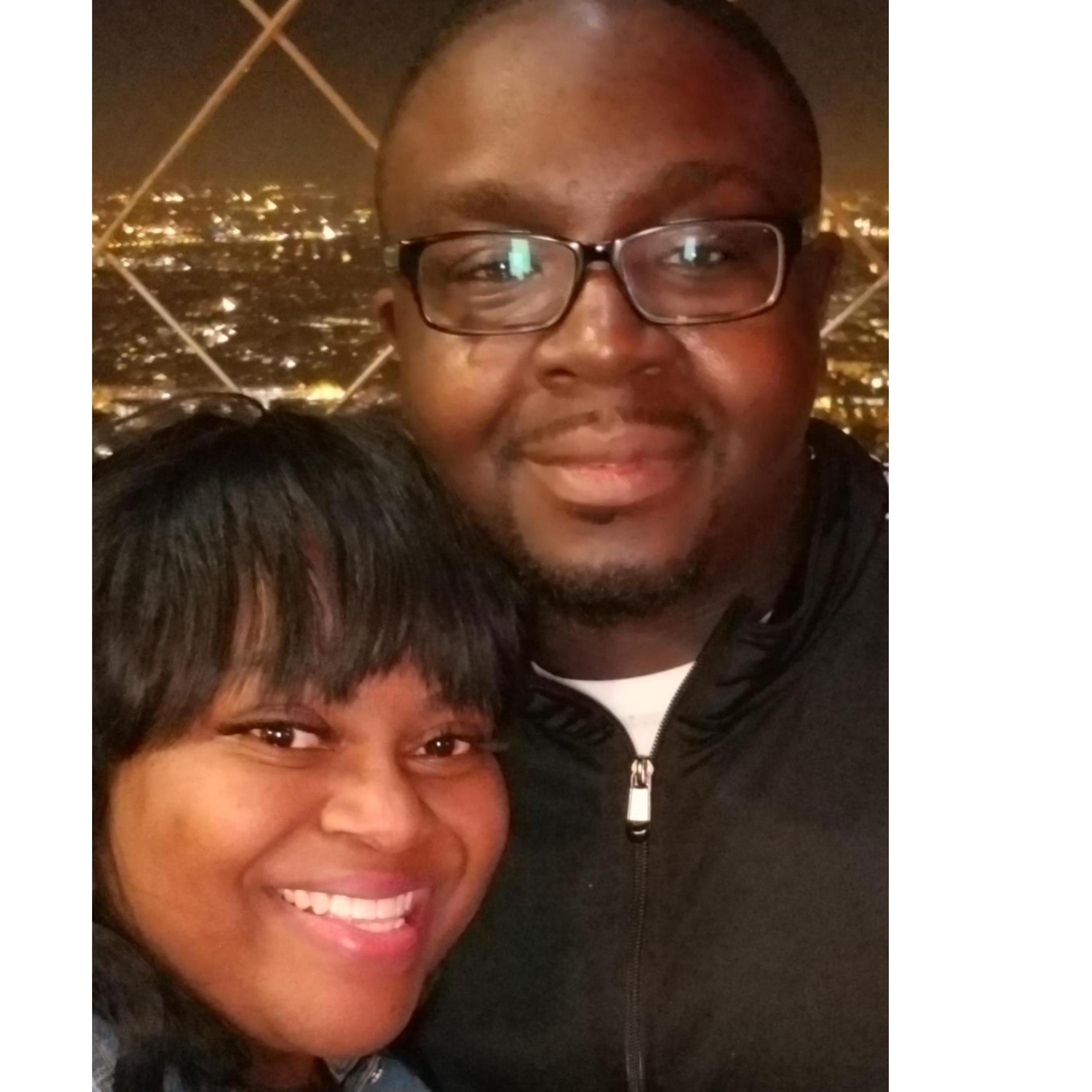 Us on top of the Eiffel Tower!