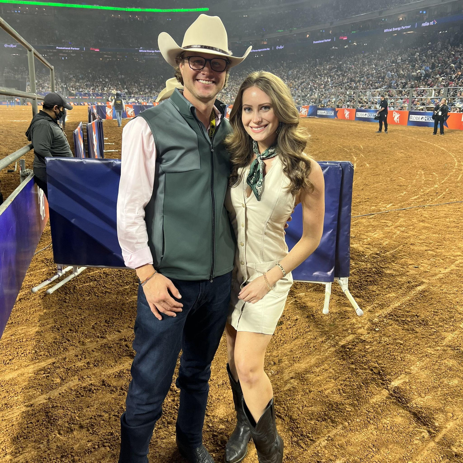 Our first of many Houston Rodeo dates!