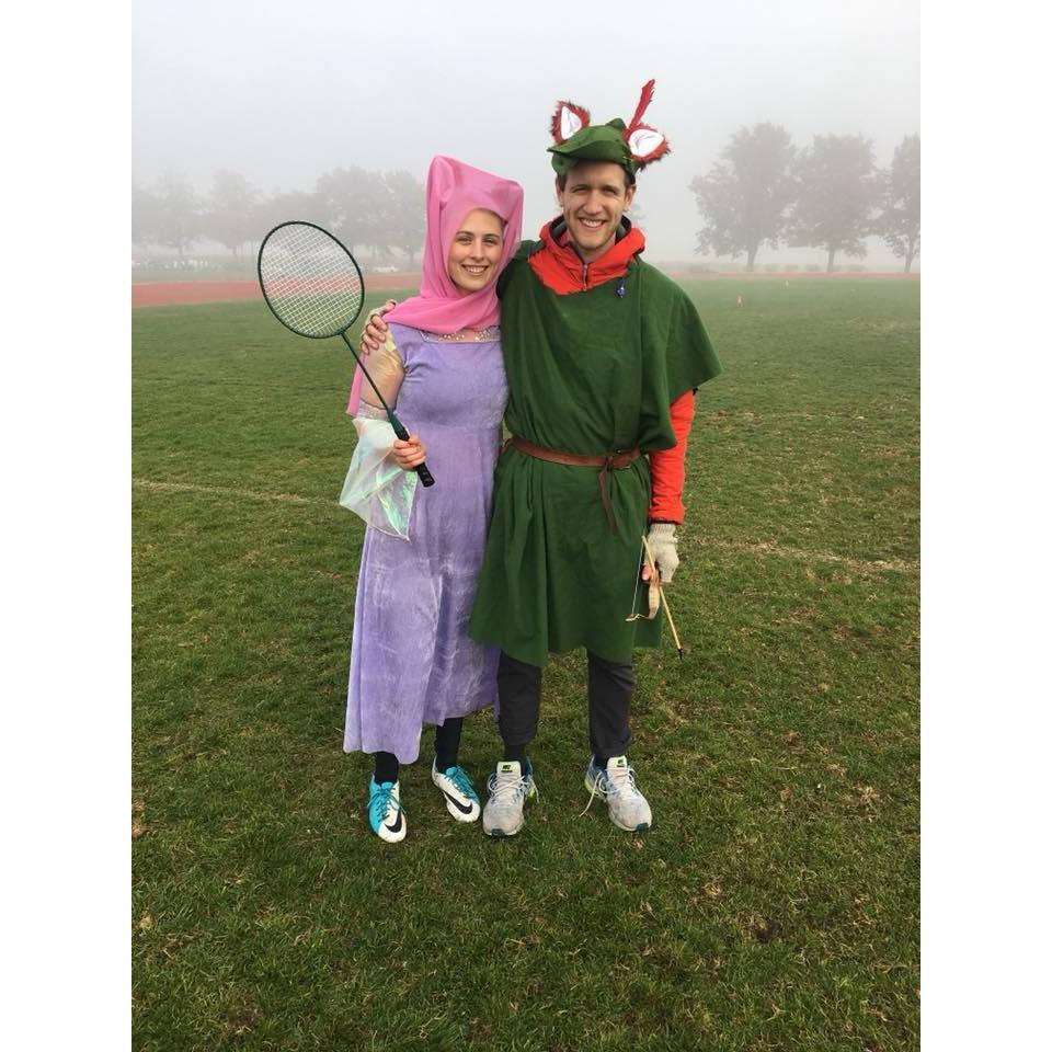 Maid Marion and Robin Hood at Hanford Howl in Hanford, Washington (2017)