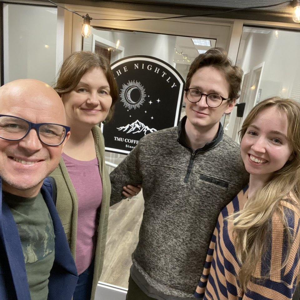 My first time meeting Daniel's parents!