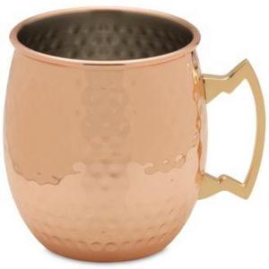 Towle Modernist Copper-Plated Moscow Mule Hammered Mug