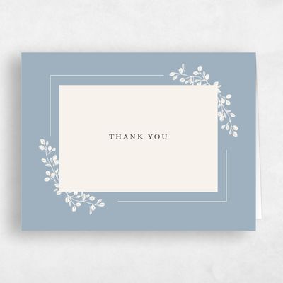 Multi-Colored Wedding Thank You - Viola Landscape