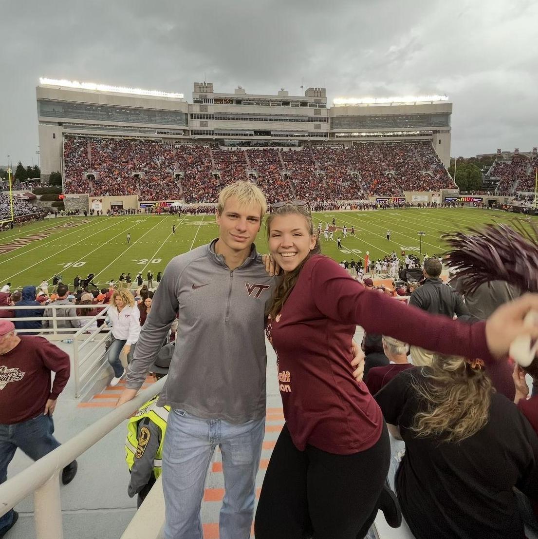 First Hokies game!