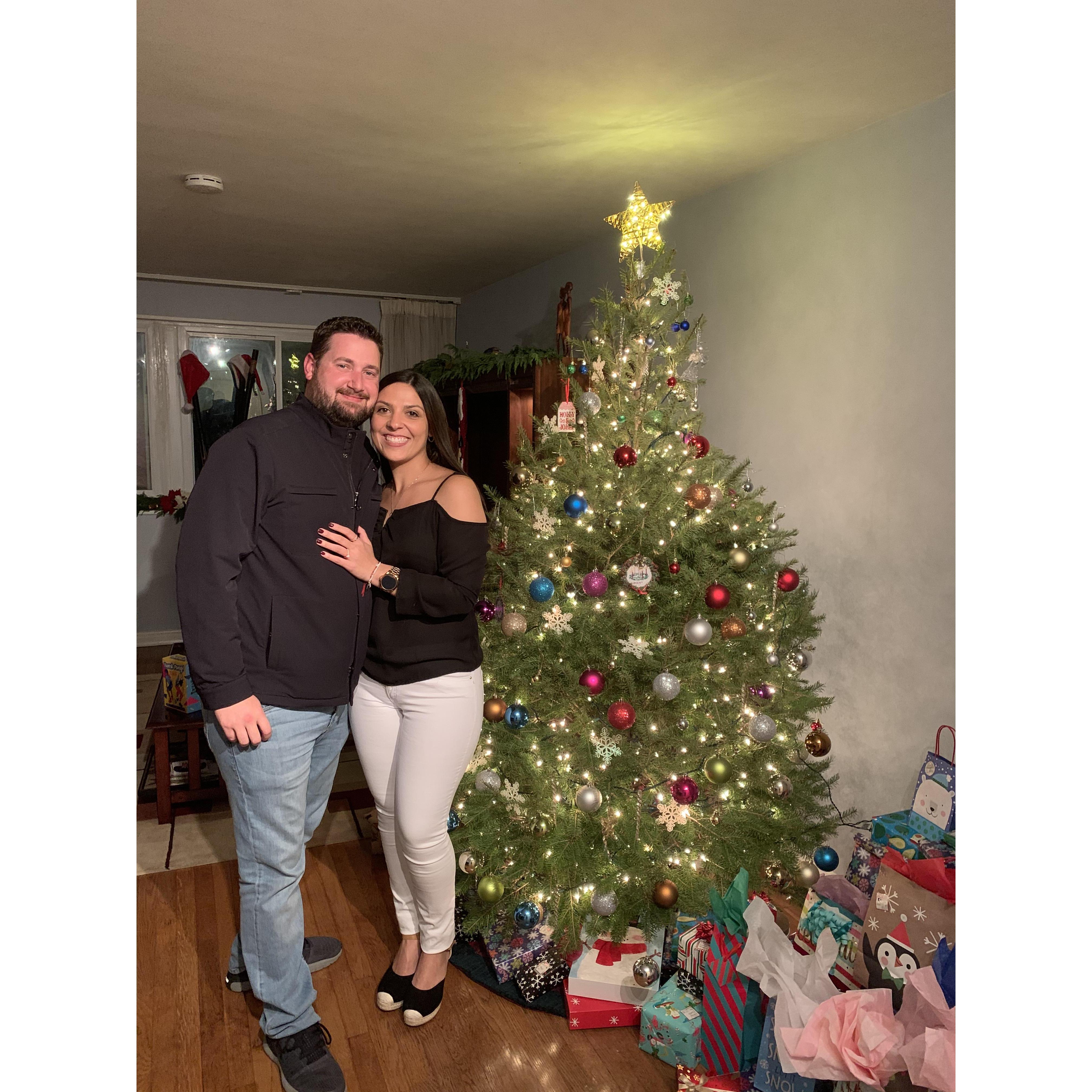 Christmas night 2019.
Our first Christmas as engaged couple.