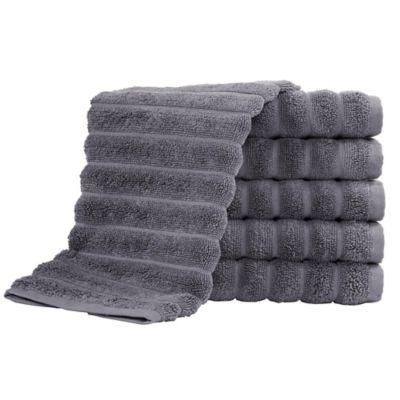 Brampton Hand Towels in Grey (Set of 4)