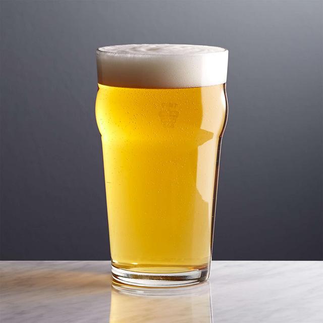 Pint Glass Tumbler with Crown