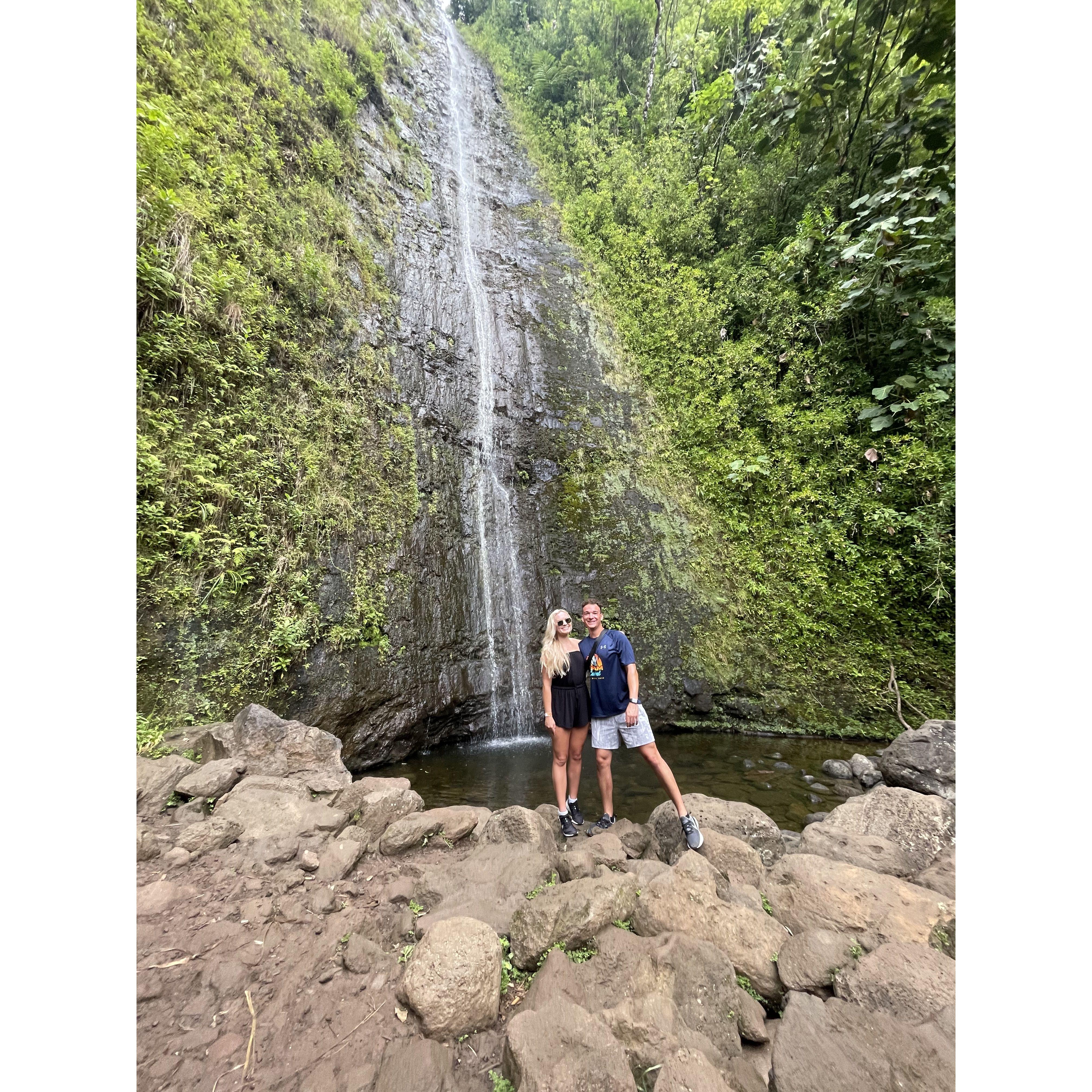 Skip's first time in Hawaii.