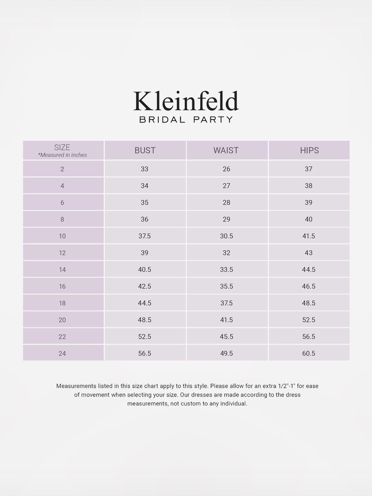 sweetheart chiffon kleinfeld long bridesmaid dress