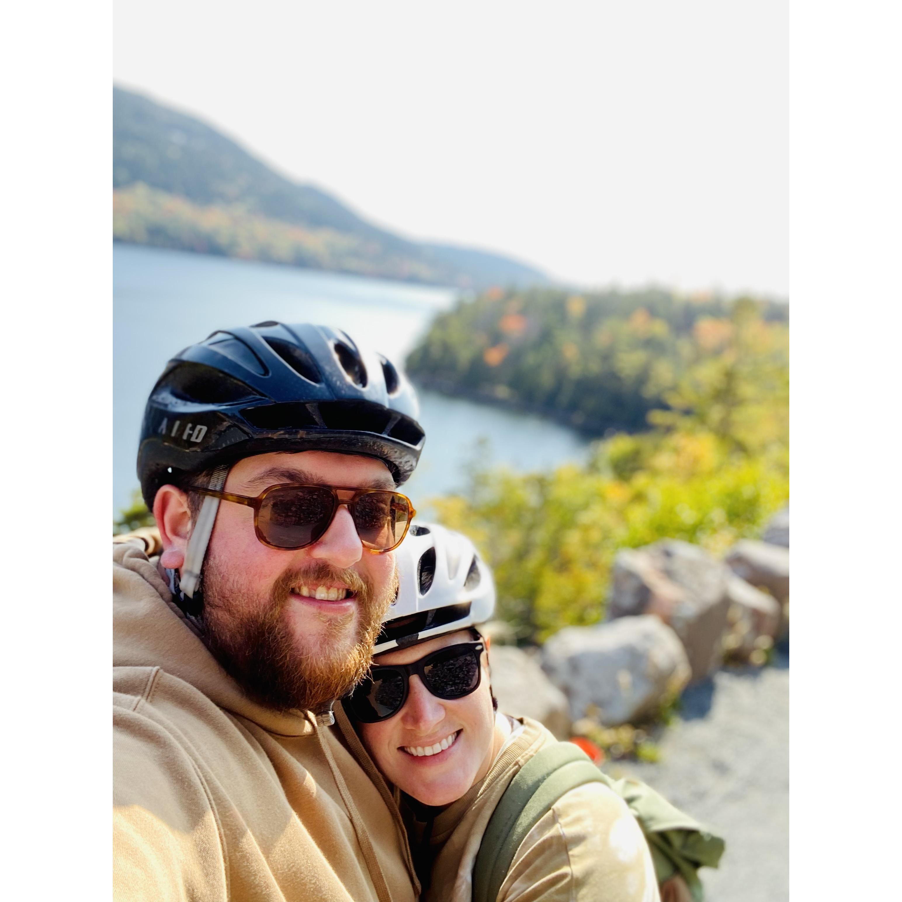 Biking in Acadia National Park