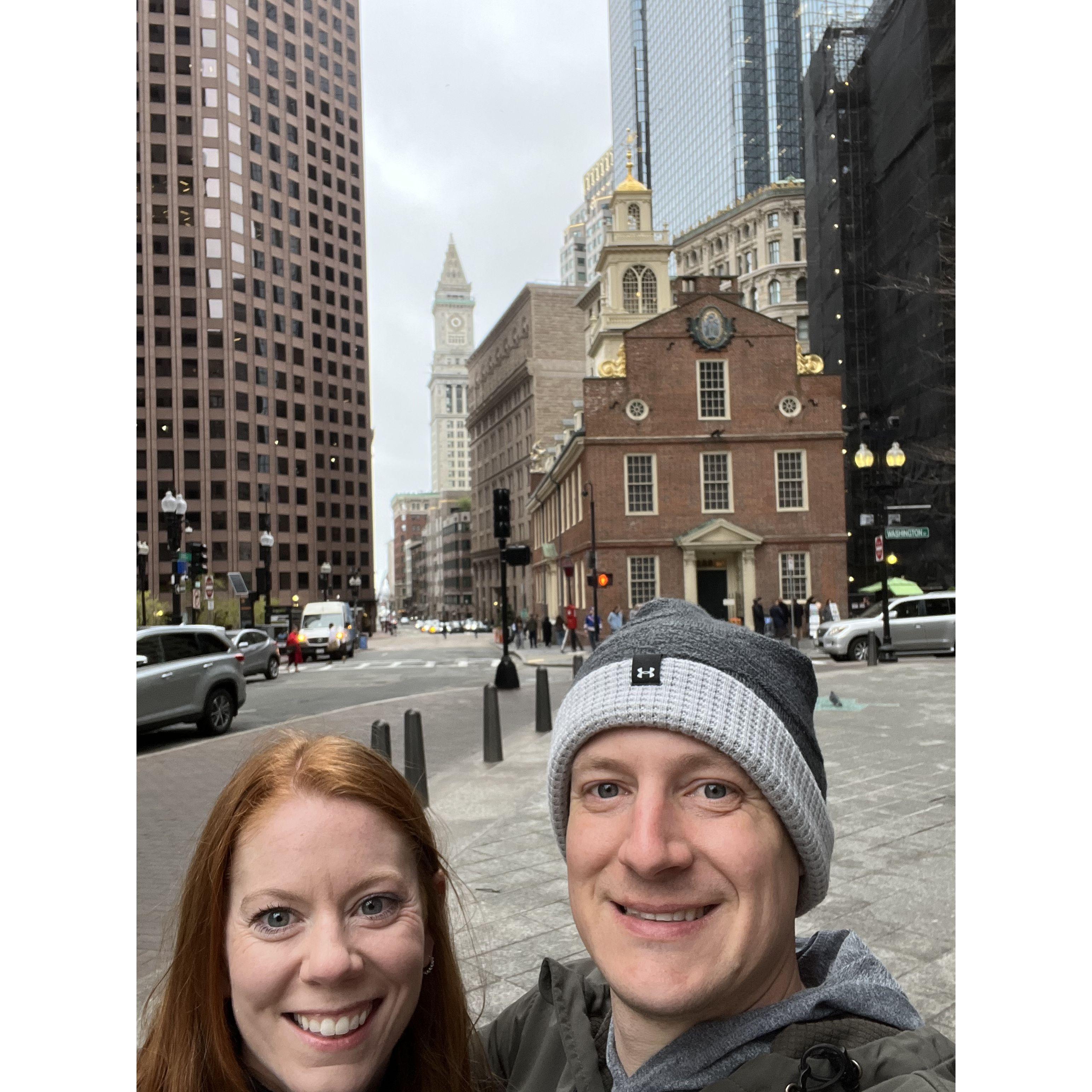 Chilly trip to Boston for the American Academy of Neurology Annual Conference, April 22, 2023