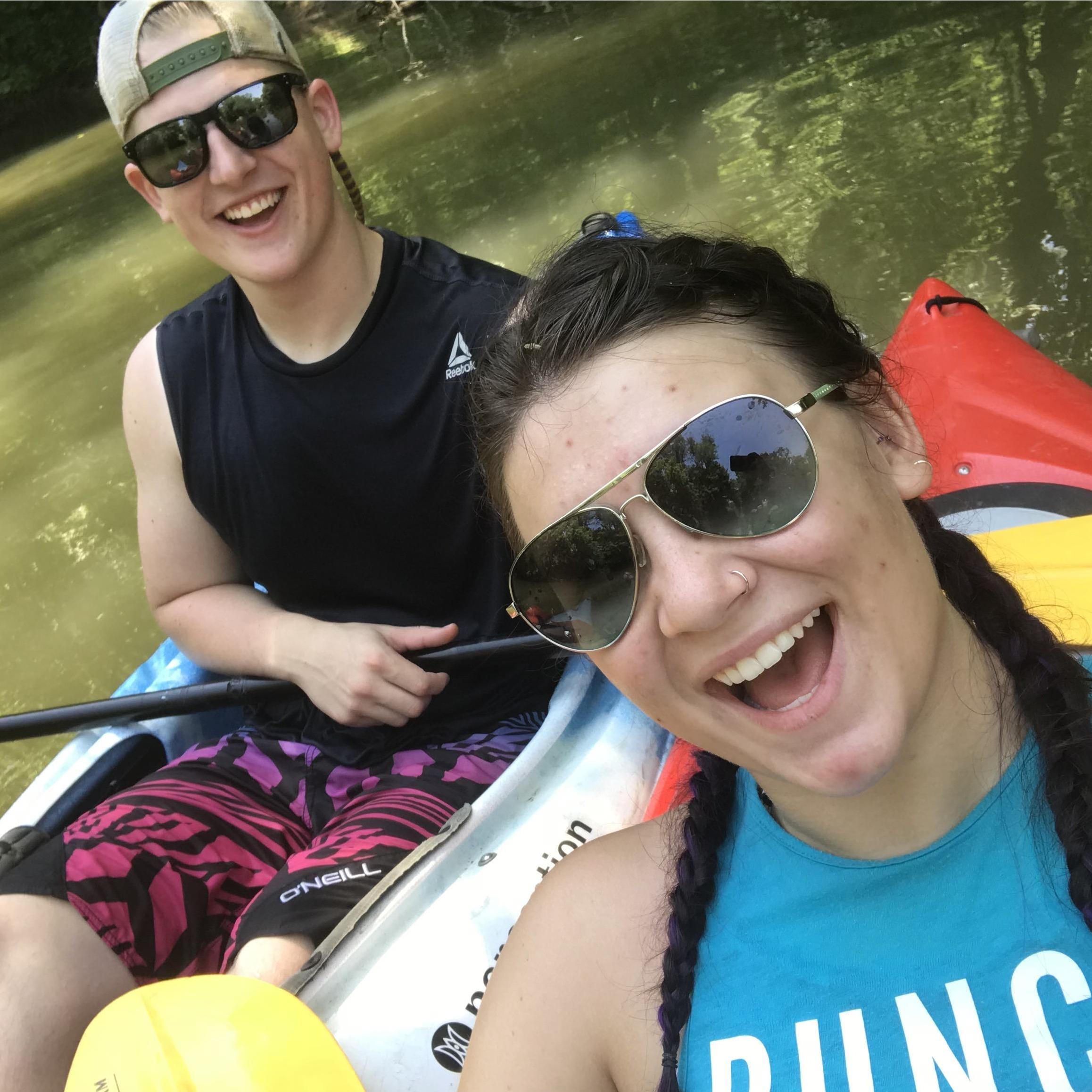 Outdoor Kayaking Adventures are our favorite!