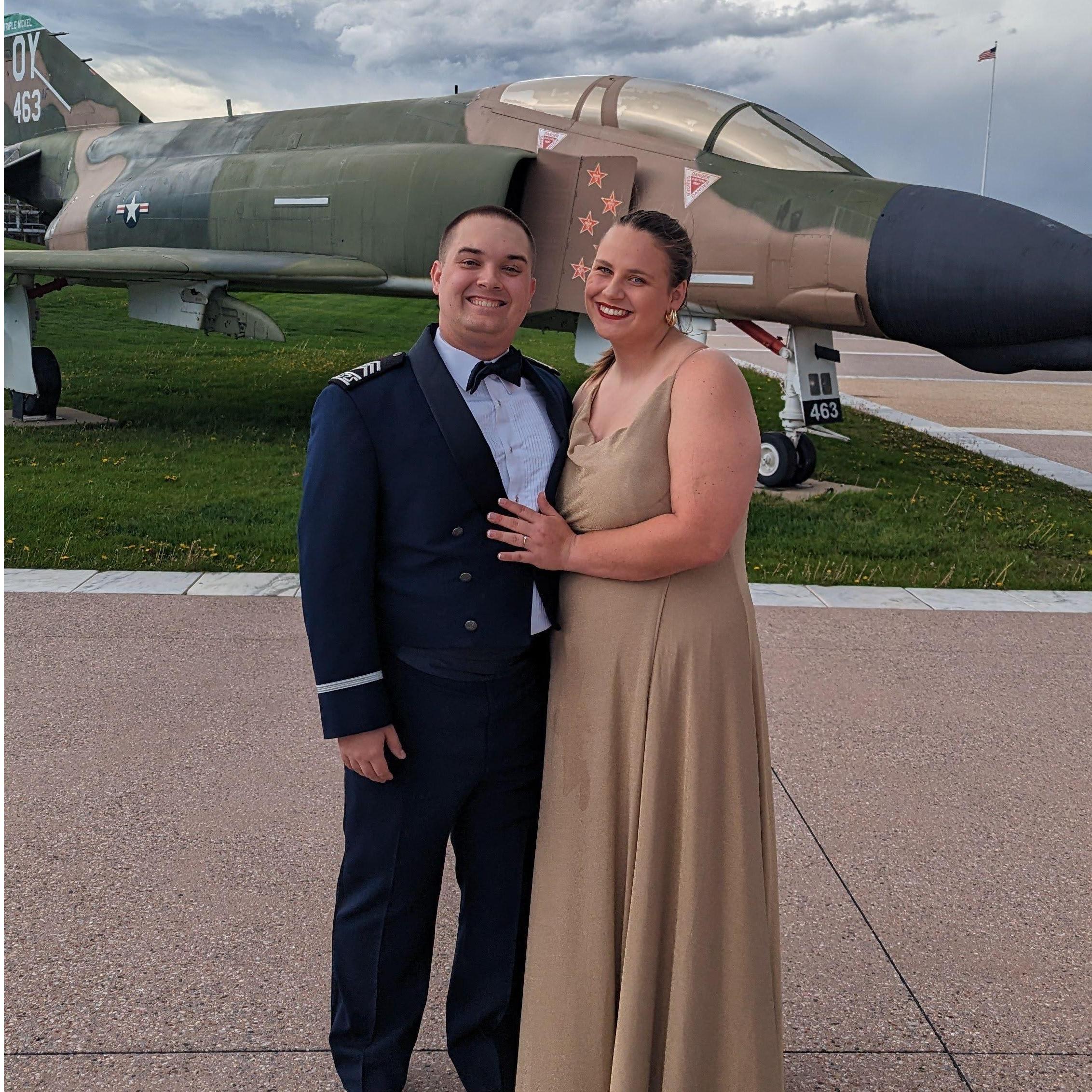 May 2023 - USAFA Ring Dance! Our first formal military event!