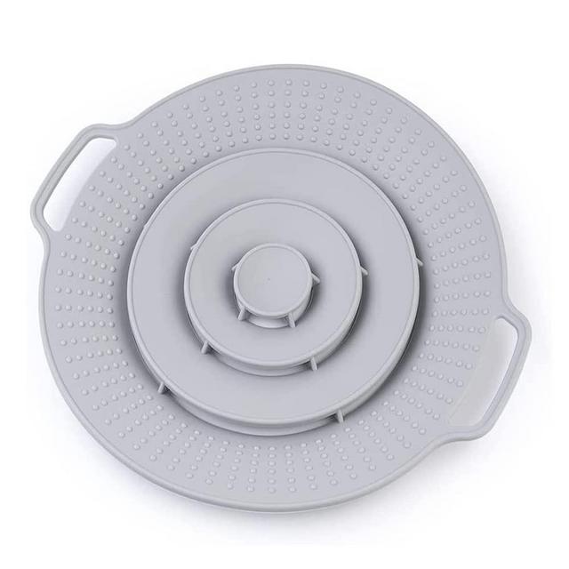 Pot Cover Spill Stopper Lid - Thicken Silicone Boil Over Spill Safeguard,FDA Food Grade Stopper Lid Cover for Pots And Pans, BPA-free Instant Pot Cover, Fits Openings 8" to 11.5" in Diameter