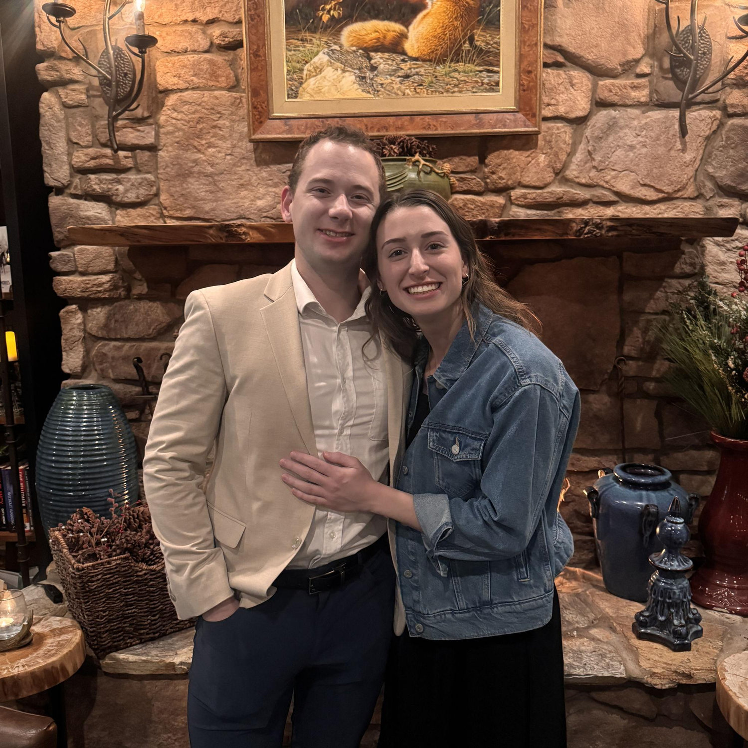 our four year anniversary dinner