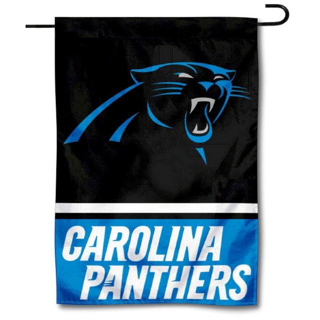 WinCraft Carolina Panthers Double Sided Garden Flag