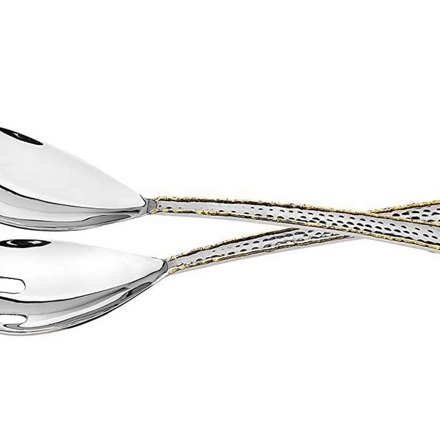 Artisan Loft Salad Server Fork Spoon Set by Godinger