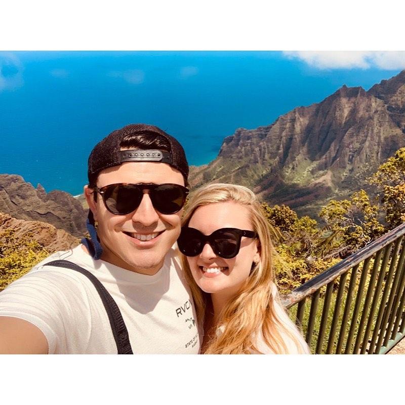 Another selfie at the top of Waimea Canyon