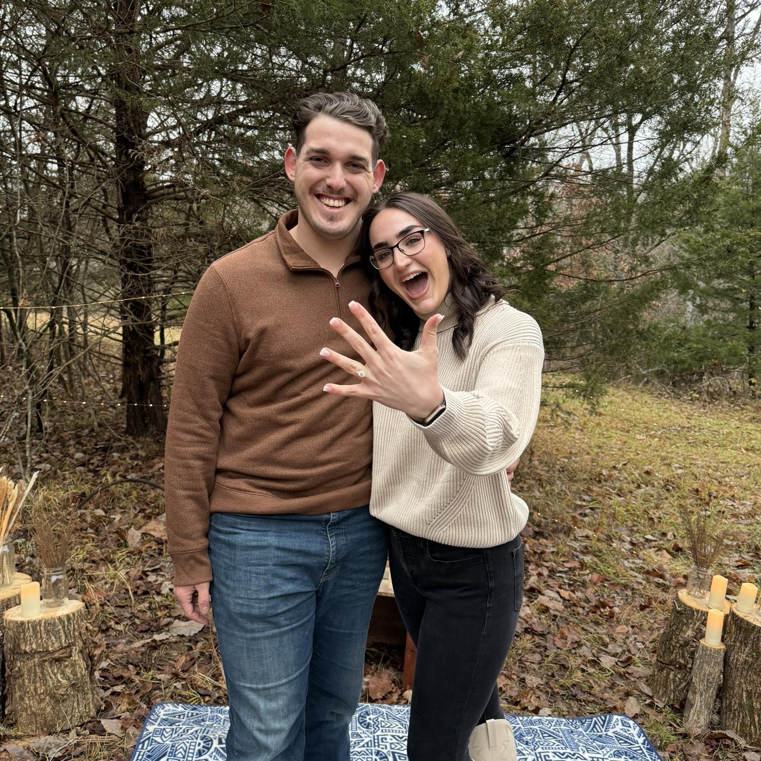 The day we got engaged!